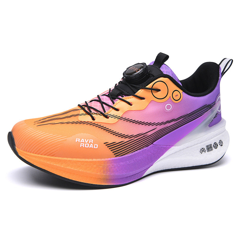 Red Rabbit8PRO Full-length Carbon Plate Men's and Women's Youth Racing Breathable Mesh Running Shoes Rotating Buckle Shock-absorbing Sports Shoes