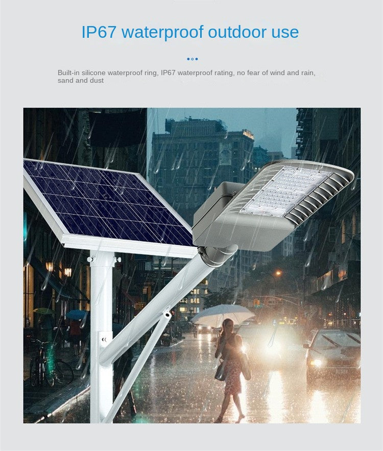 Solar Street Light New Rural Road Engineering Lighting Outdoor Waterproof Garden Light 6m High Pole Street Light Wholesale