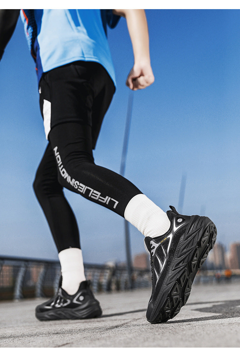 New Foreign Trade Running Shoes for Men and Women, Couple Style, Large Size, Versatile Marathon Outdoor Casual Cycling Jogging Sports Shoes