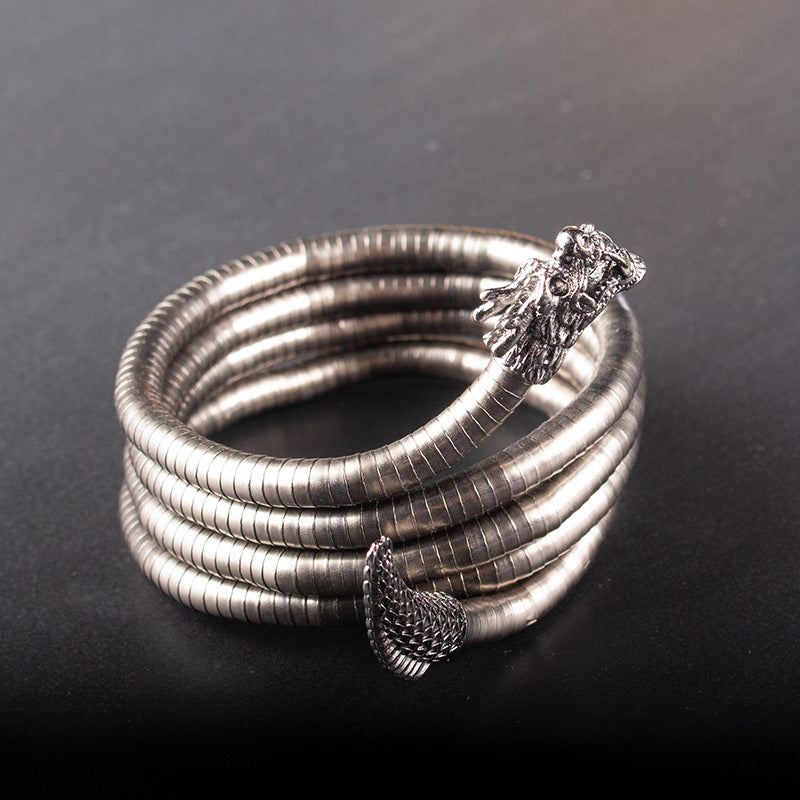 Men's New Necklace Women's Versatile High-end European and American Style Jewelry ins Minimalist Snake Bone Chain Snake Necklace