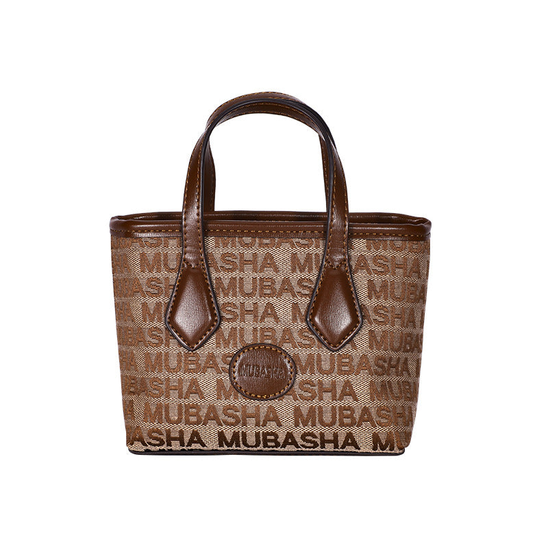 Women's Trendy Fashion New Crossbody Bag Retro Personality Stylish Mini Simple Monogram Handbag