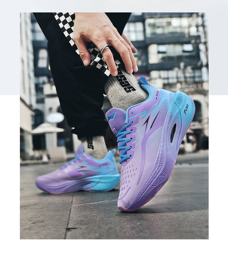 Burning3Professional Marathon TEAM Running Shoes Full Palm Carbon Plate Racing Mesh Breathable Shock Absorption Running Shoes Fei Ran2.5