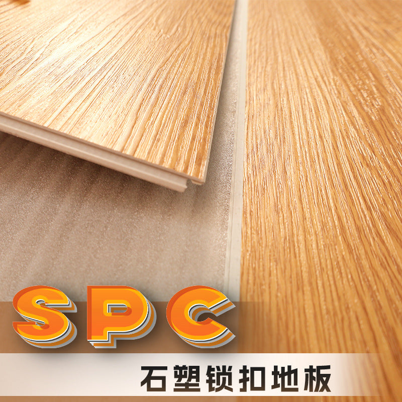 Anti-Slip Waterproof Fireproof Locking Eco-Friendly Flooring Commercial Project spc Stone Plastic Locking Type PVC Stone Crystal Flooring