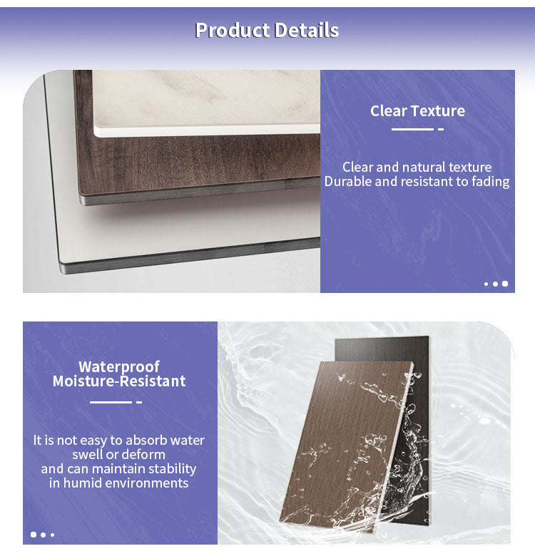4.5mm High Strength HPL Coated Calcium Silicate Board Fireproof Waterproof Mold Resistant for Exterior Application Easy Assembly