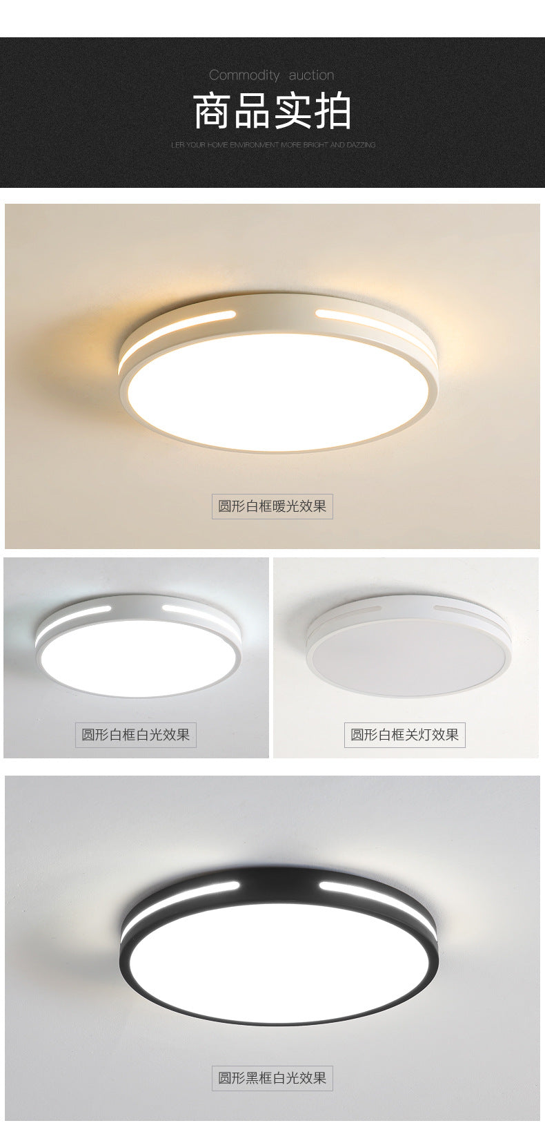New led Living Room Ceiling Light Nordic Round Bedroom Light Simple Study Room Light Dining Room Balcony Lighting Fixture