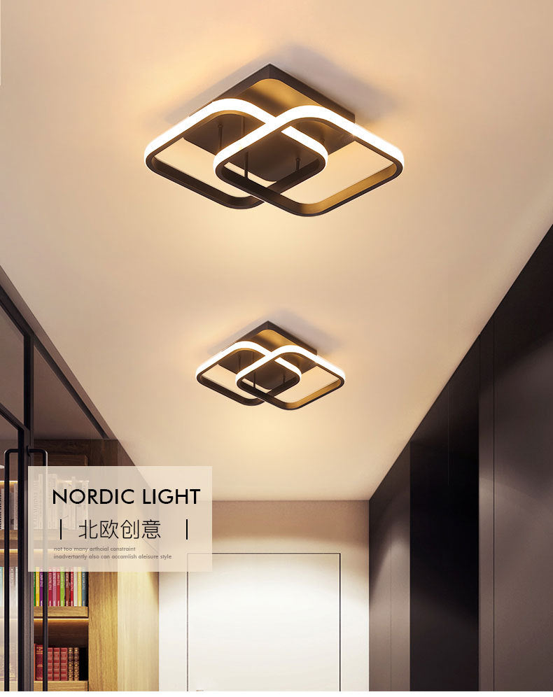 Aisle Light Entryway Hallway Light Iron Art Stair Light Cloakroom led Ceiling lamp balcony lamp Zhongshan lighting fixtures