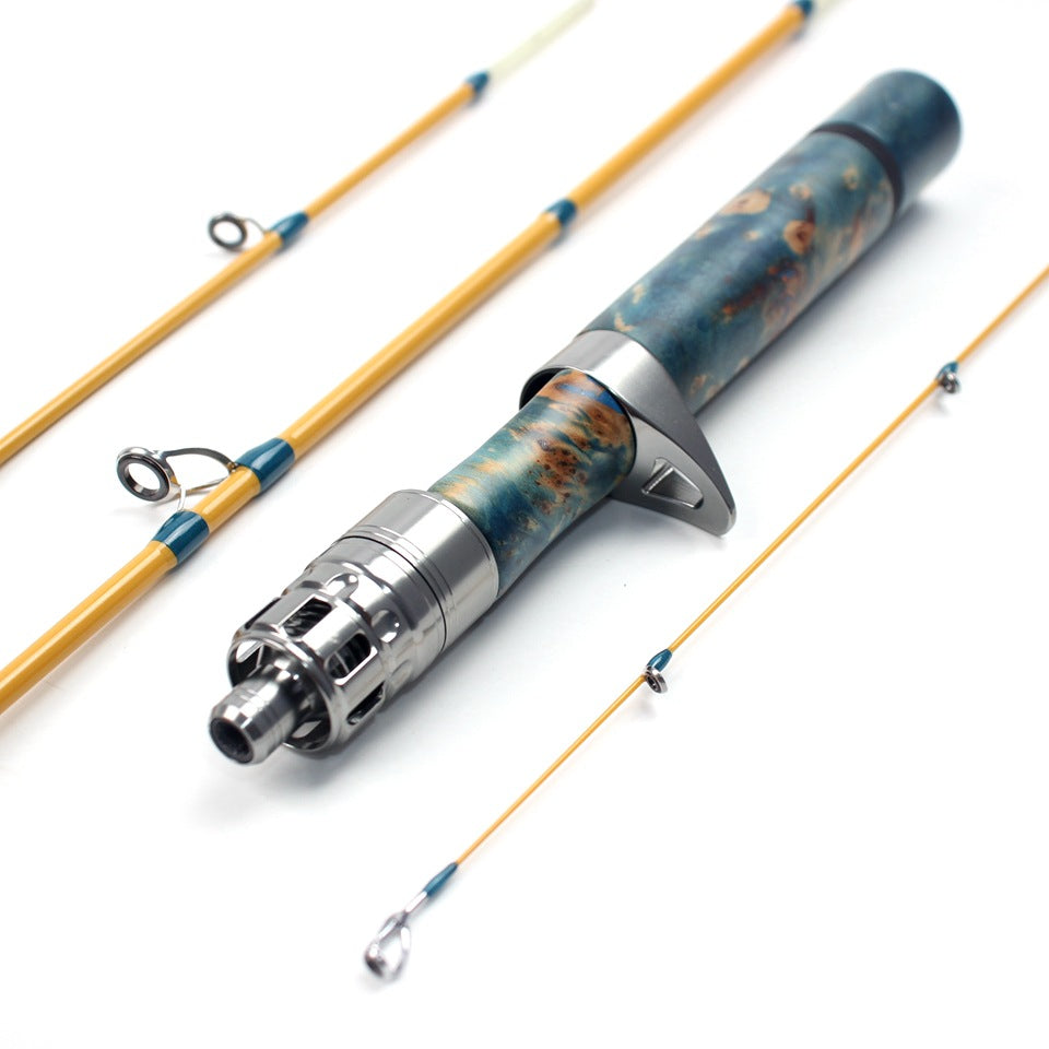 1.4MiXixiu Elastic Rod Ultra-Soft Portable Four-Section Lure Rod for Fishing Small Fishes Like Mouthfish and White Striped Fish Wholesale from Manufacturer