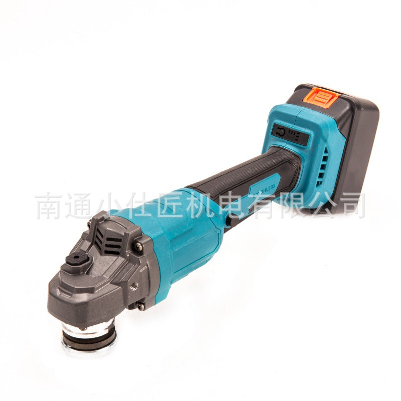 Cross-Border Dropshipping Foreign Trade AliExpress Model Brushless Lithium Battery Angle Grinder Rechargeable Handheld Household Cutting Angle Grinder