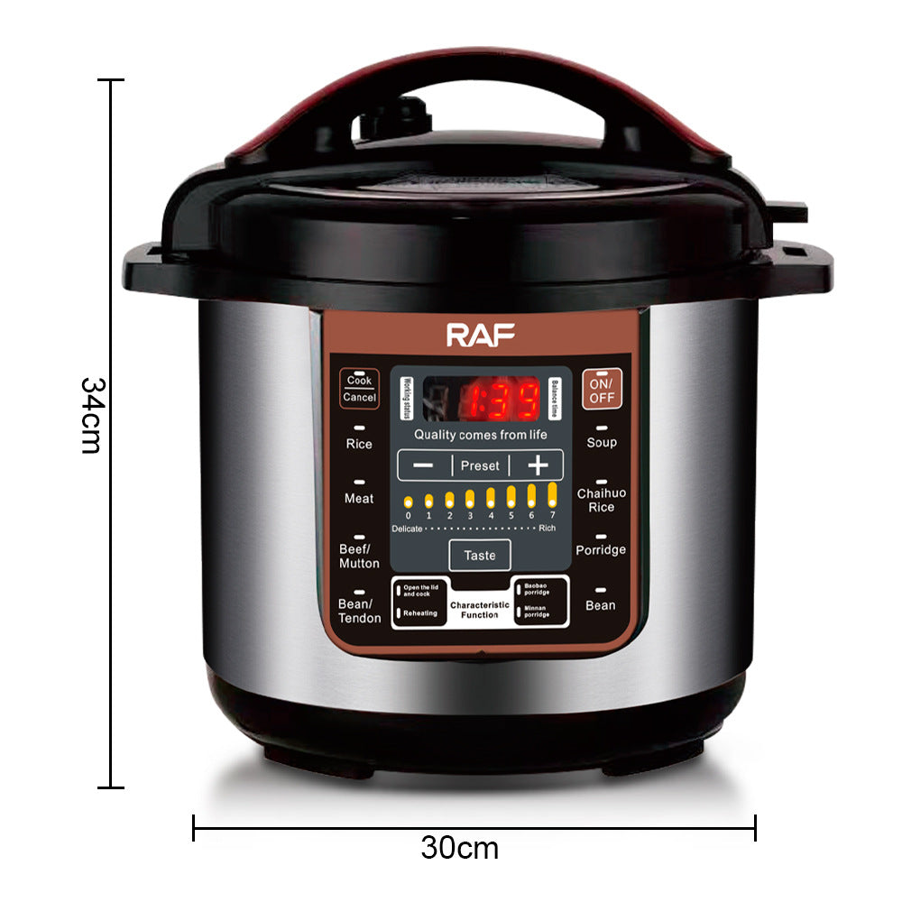 RAF European Standard Multifunctional Rice Cooker and Soup Pot with Lid Opening, Household Electric Pressure Cooker for Sauce Collection and Reservation, Rice Cooker and Pressure Cooker8
