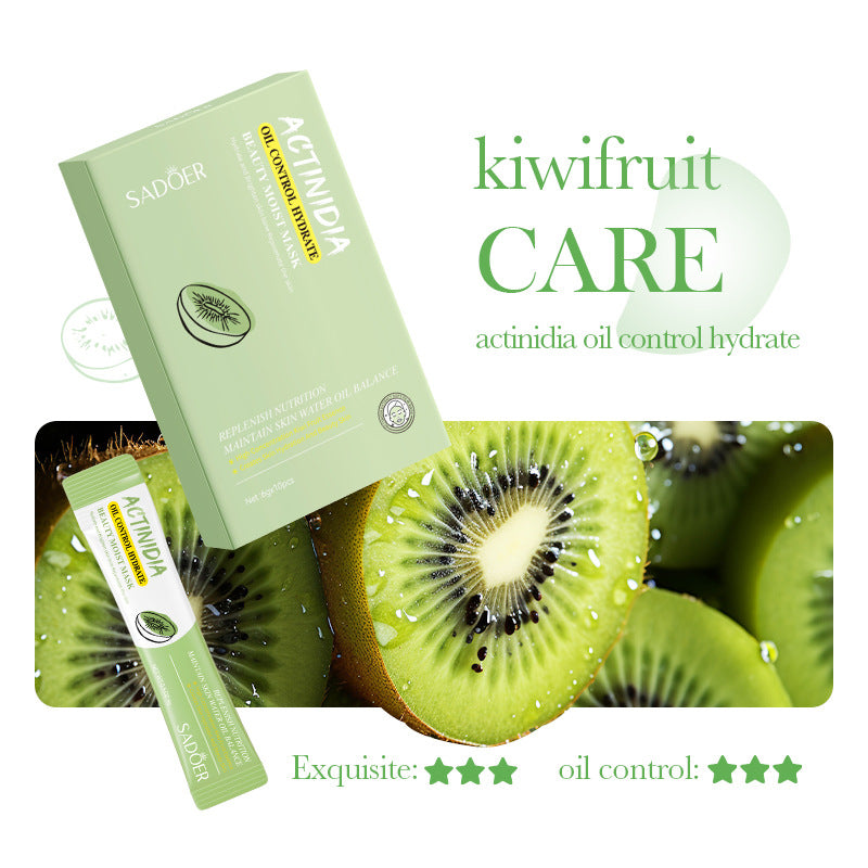 Cross-border Mud Mask Box Set SADOER Kiwi Hydrating Chamomile Smear Mask Foreign Trade Skin Care Products Wholesale