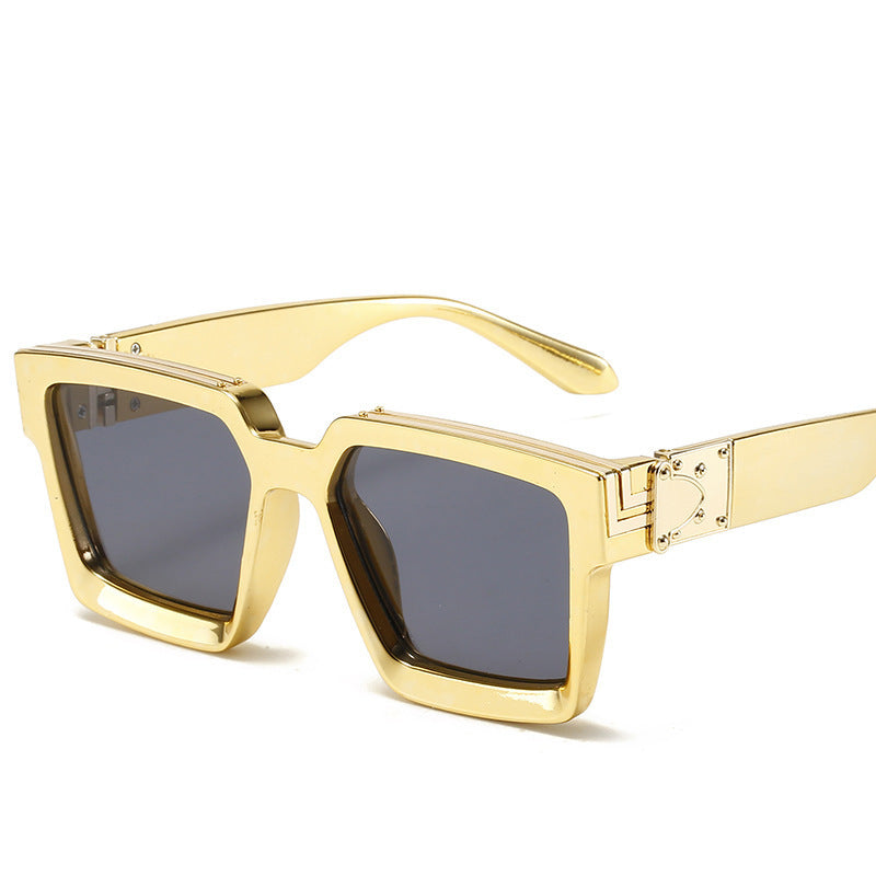 86229Large Frame Sunglasses for Women, European and American Internet Celebrity Style, 0k Fashionable Rich Men's Sunglasses sunglasses