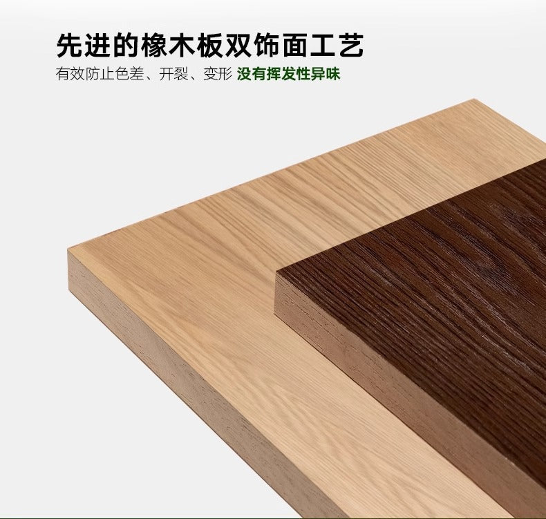 All Solid Wood North American Oak Sliding Door Wardrobe Master Bedroom Home Simple Modern Sliding Door Large Wardrobe Customization