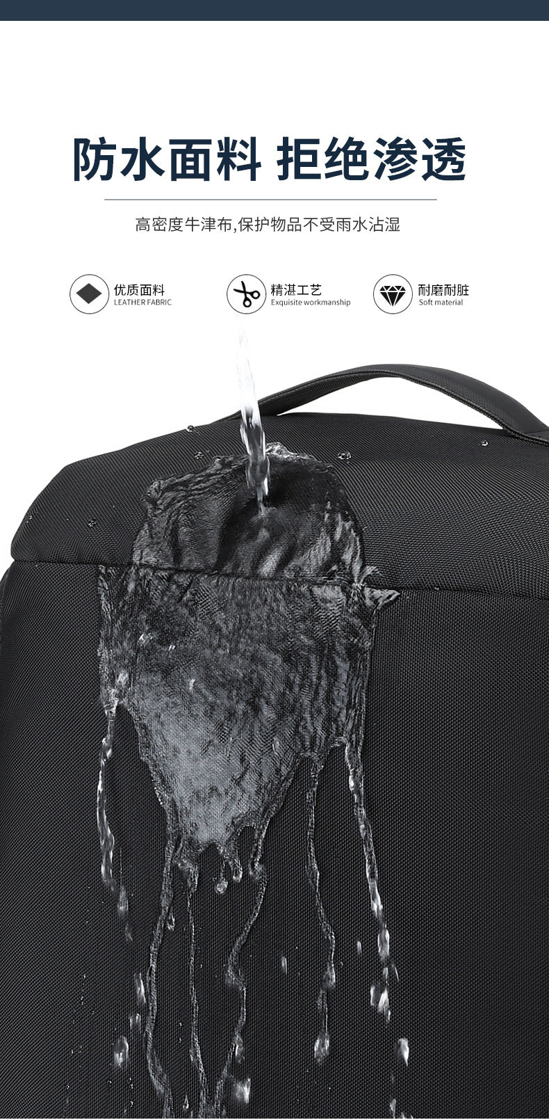 Travel Bag Men's Large Capacity Short-distance Business Trip Fitness Bag Waterproof Handheld Shoulder Multi-functional Lightweight Storage Bag