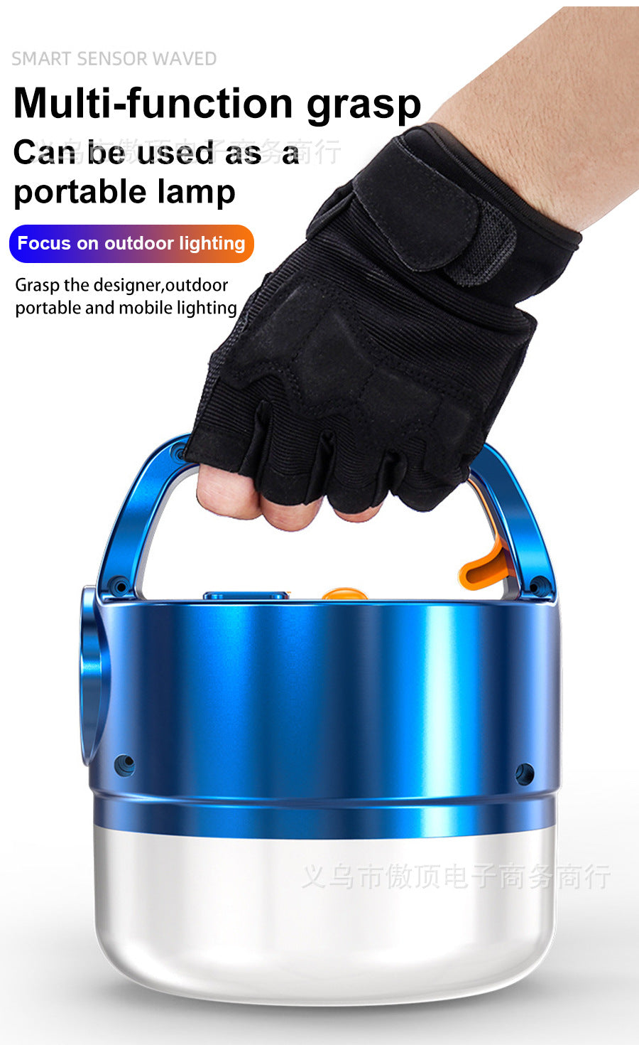 New tent light outdoor waterproof camping lamp LED Campsite Lamp USB Rechargeable Home Power Outage Emergency Light Flashlight