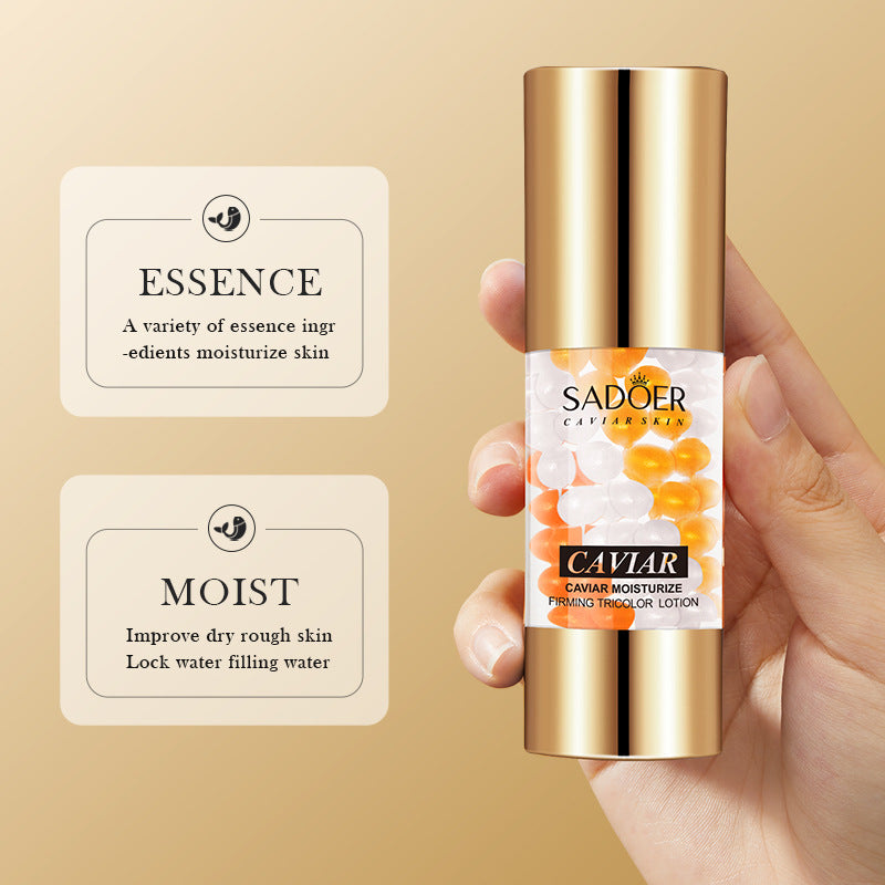 Caviar Essence Milk30mlSADOER Moisturizing and hydrating three-color lotion cross-border foreign trade wholesale