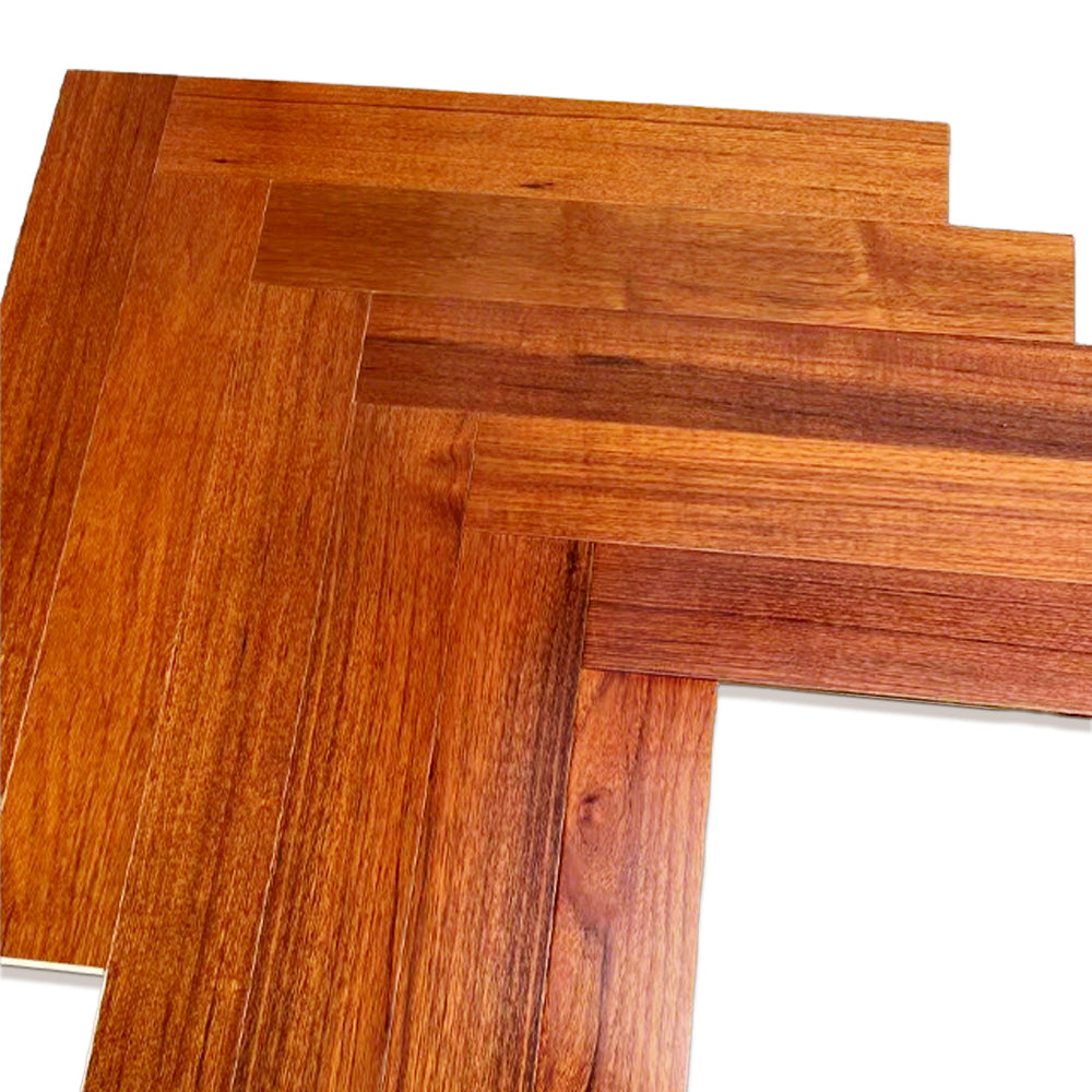 Premium 15mm Multi-Layer Teak Wood Flooring Custom Color Gloss Surface Finish Stylish Residential Exterior Basement Park