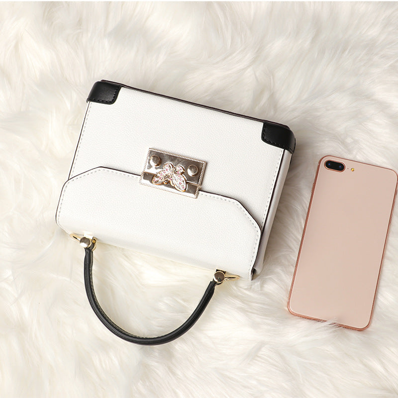 2024New Women's Small Square Bag Fashion Simple Shoulder Crossbody Bag Chain Bag Direct from Manufacturer