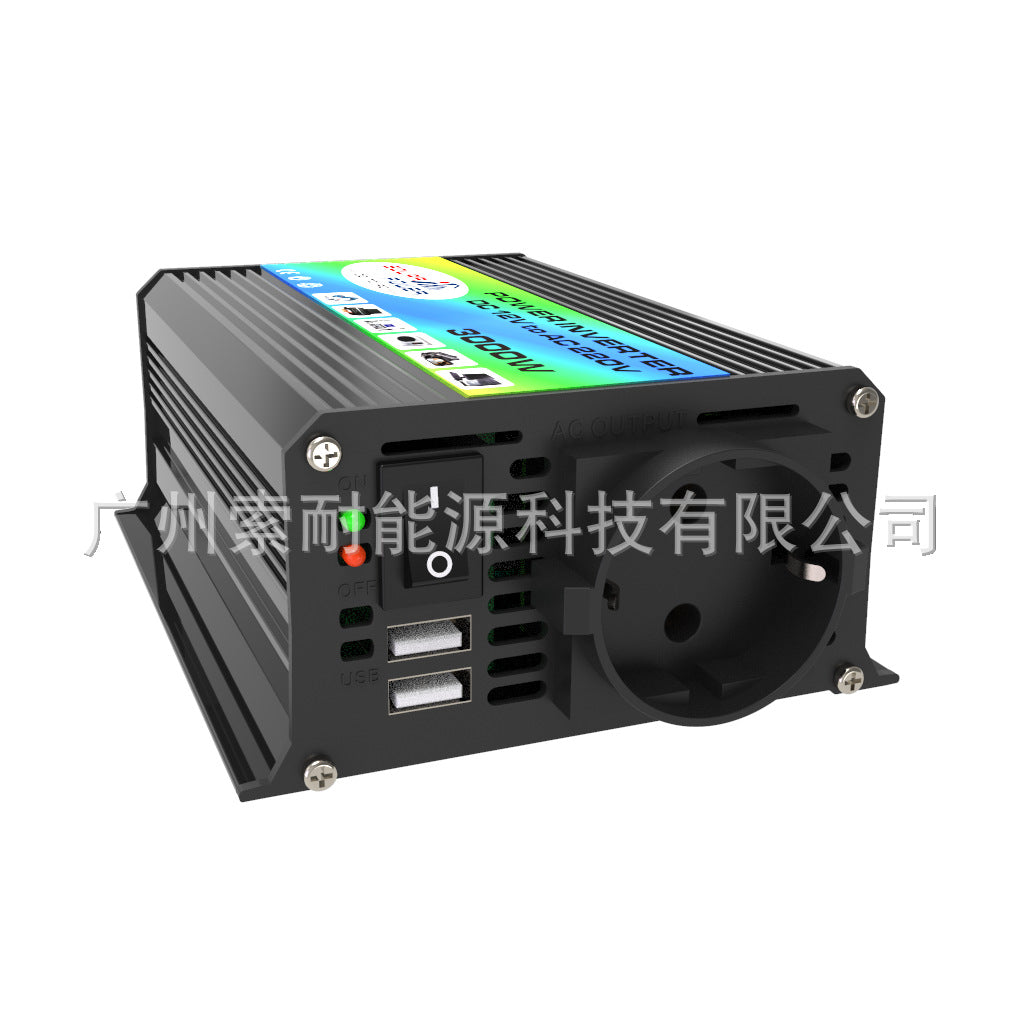 Vehicle Inverter300W 12V Turn110V220V Double USB E-commerce car power inverter
