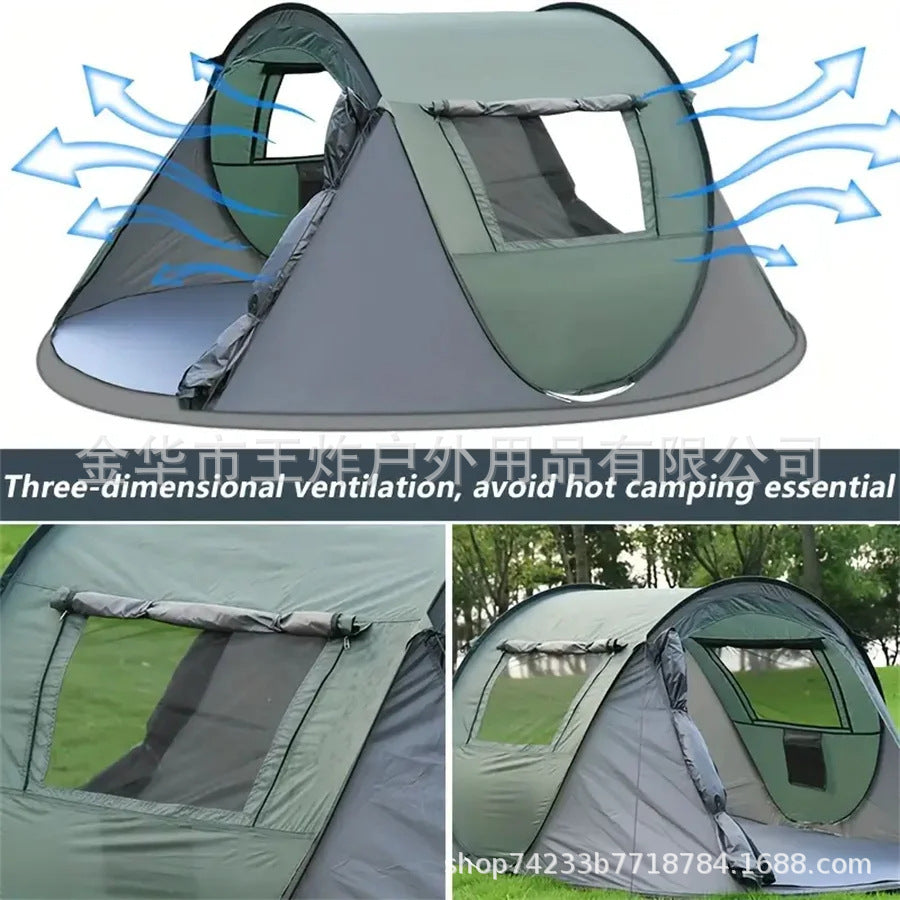 Fully Automatic Hand Throw Quick Open Tent Indoor Children's Tent Camping Windproof Rainproof Sunproof Tent