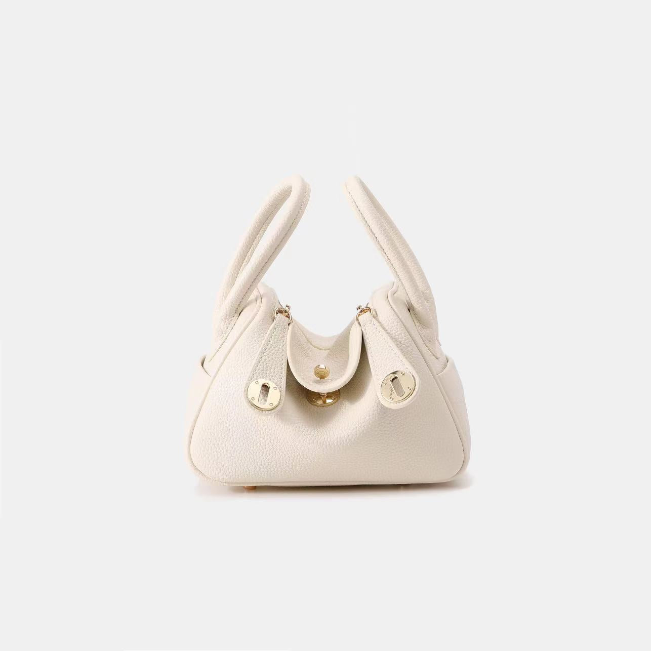 High-End Bag Doctor Bag Lindy Bag Lychee Pattern Women's Handbag Single Shoulder Crossbody Bag Pillow Bag Women's Bag