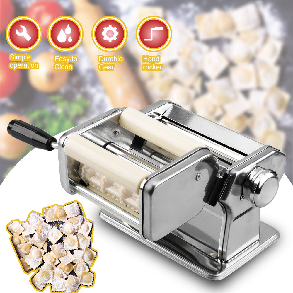RAF Household Old-fashioned Manual Wonton Maker Noodle Press Multifunctional Small Noodle Pressing Dumpling Skin Making Machine
