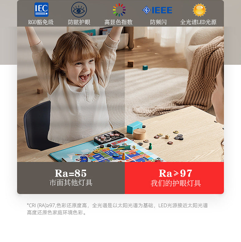 Full Spectrum Eye Protection Living Room Main Light2025New Trendy Cream Style Rectangular Ceiling Light Full House Zhongshan Lighting