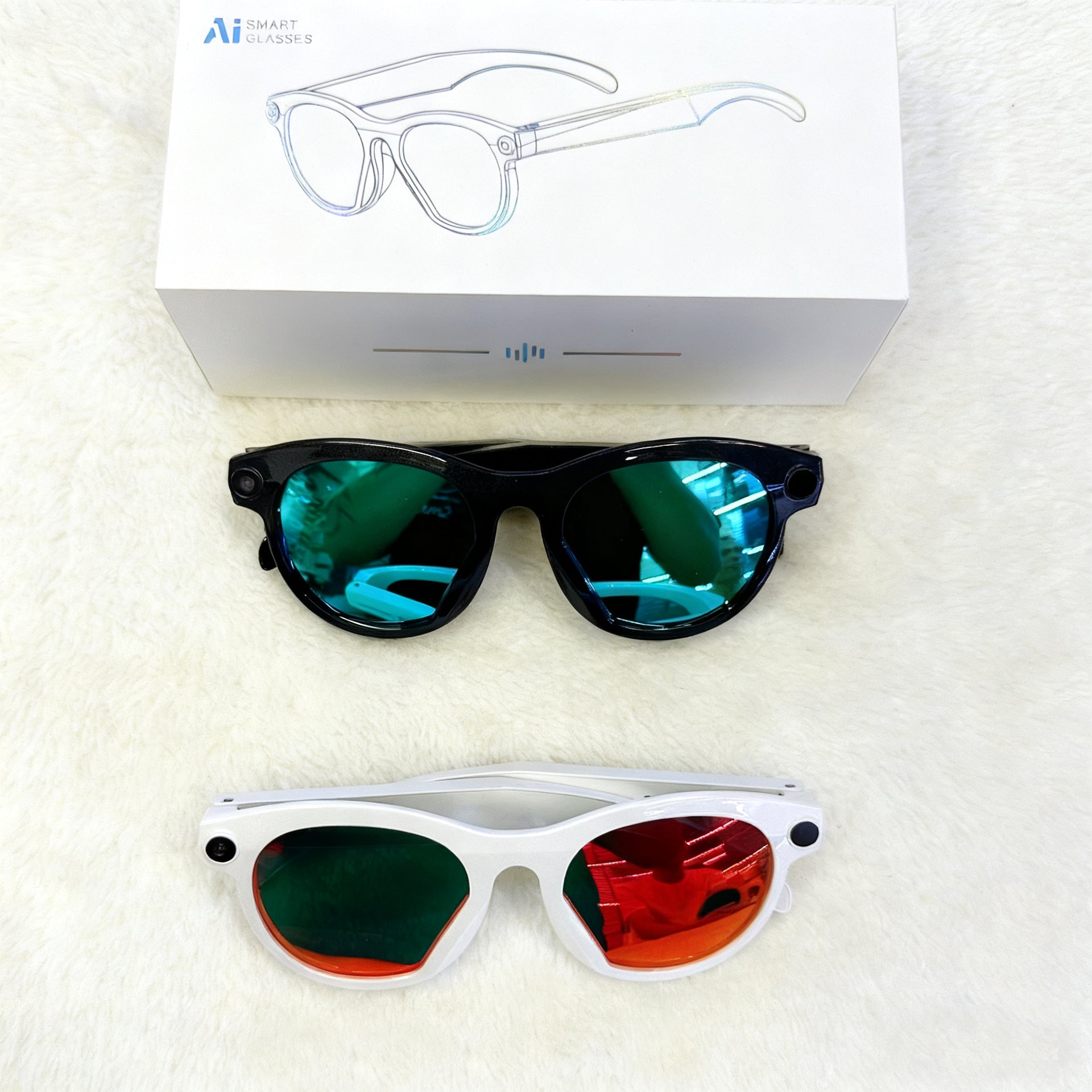 M88Smart Glasses200100 Megapixel Camera with Image Stabilization1080P Video Recording AI Simultaneous Translation Character Recognition