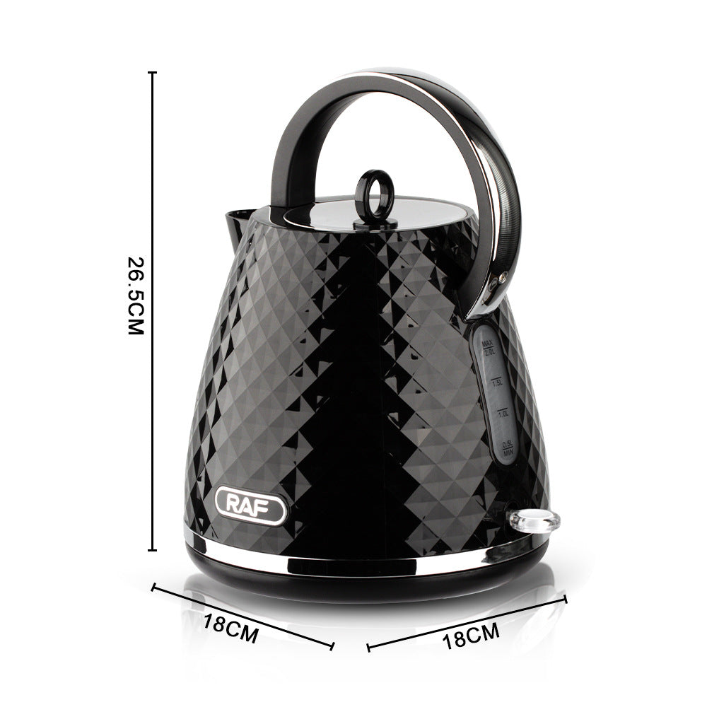 RAF European Standard Stainless Steel2.0L Electric Kettle Automatic Large Capacity Multi-Function Kettle Overheating R.7805