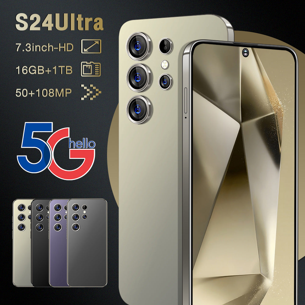 Smartphone Mobile Phone S24Ultra Android16+1TB Android All-in-One E-commerce(Popular)