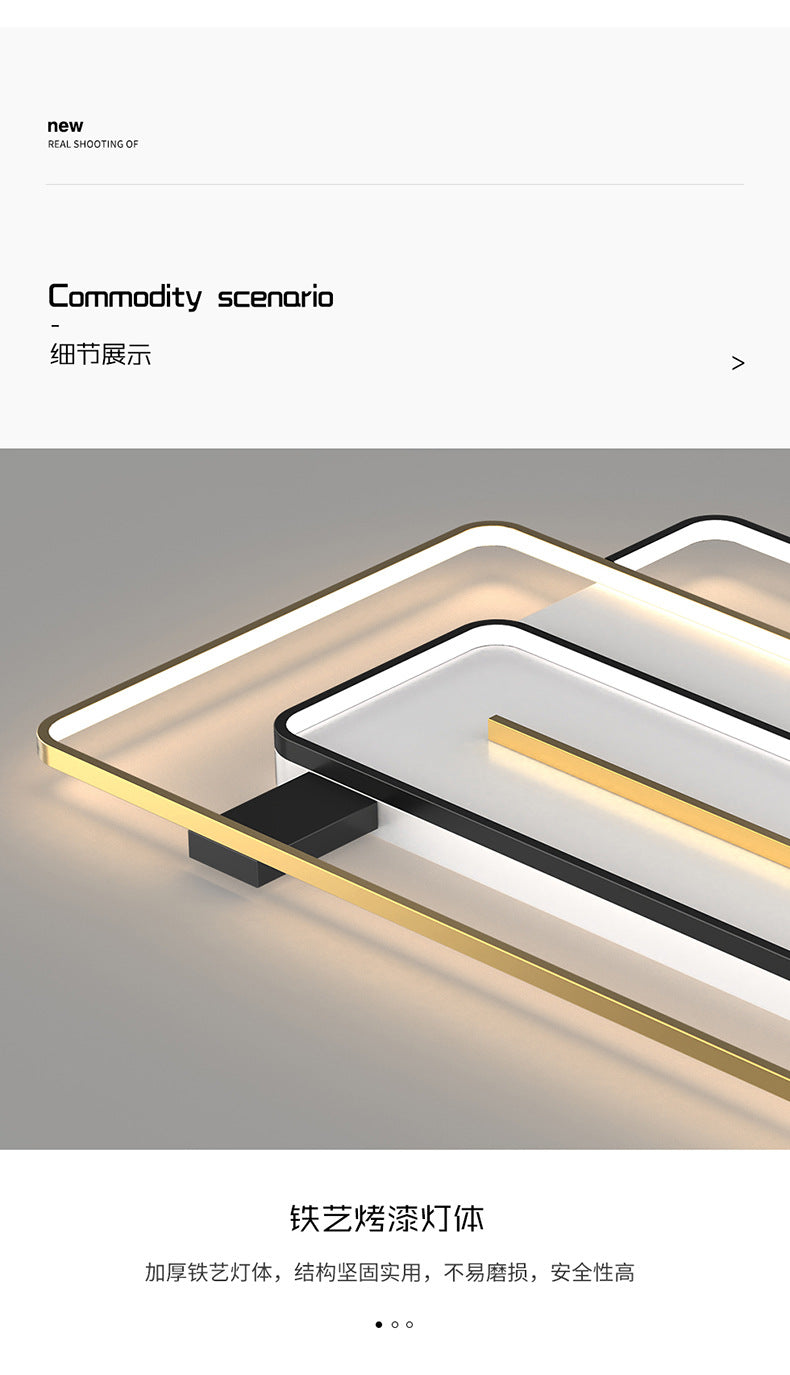 Living Room Lighting Simple Modern LED Ceiling Lamp2025New Nordic Style Elegant Light Luxury Personality Master Bedroom