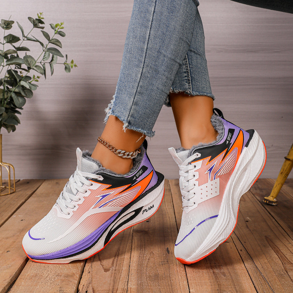 Burning3Professional Marathon TEAM Running Shoes Full Palm Carbon Plate Racing Mesh Breathable Shock Absorption Running Shoes Fei Ran2.5
