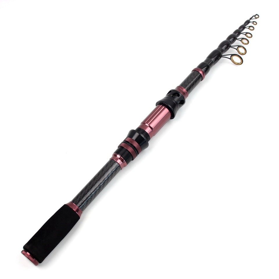 New Ultra Short Sea Rod Carbon High Quality Portable Fishing Rod Retractable Lure Casting Rod Fishing Gear Manufacturer Wholesale