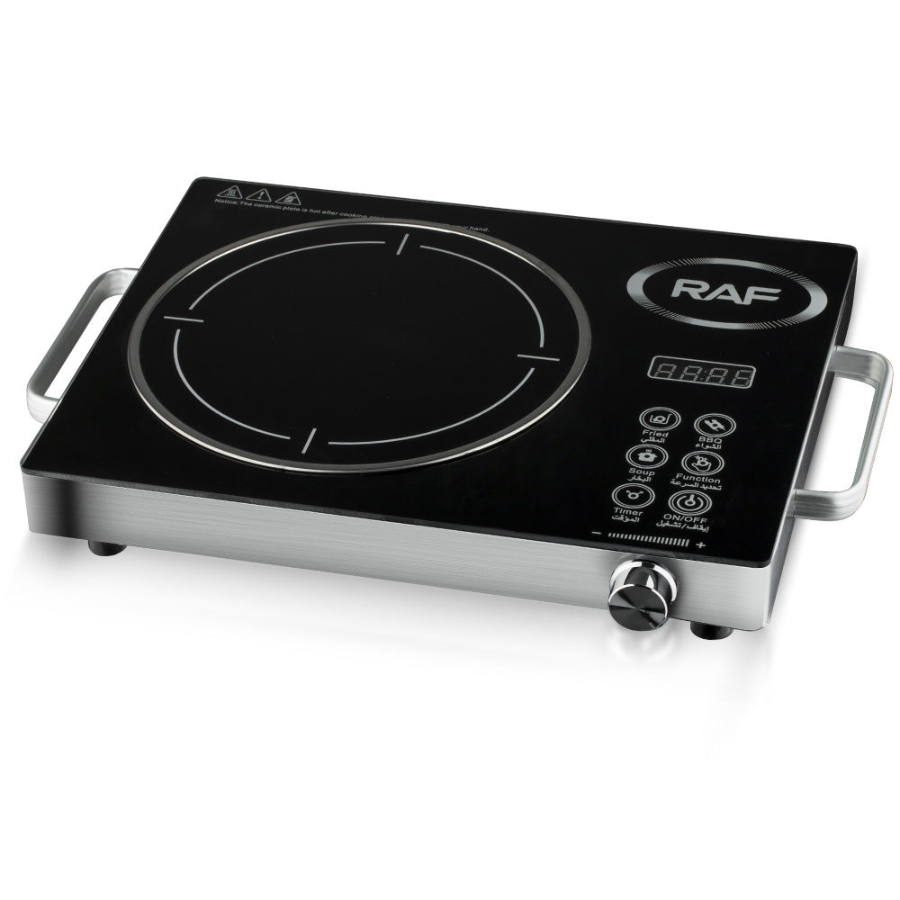 RAF European Standard Electric Ceramic Stove Household Multi-Functional High-Power Stir-Fry Hot Pot Light Wave Induction Cooker Countertop Electric Stove