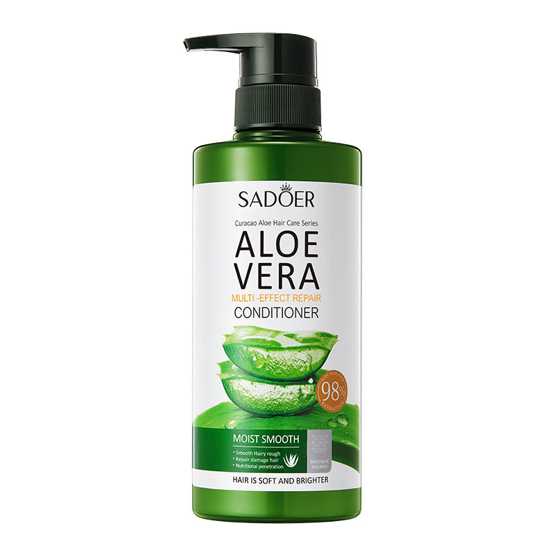 Aloe Vera Conditioner500ml SADOER Multi-effect Frizz Improvement Large Capacity Cross-border Wholesale
