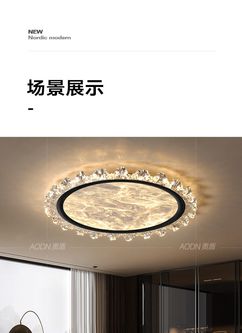Italian Style High Brightness Full Spectrum Eye Protection Design Sense High-end Light Luxury Master Bedroom Creative Cloud Ceiling Light