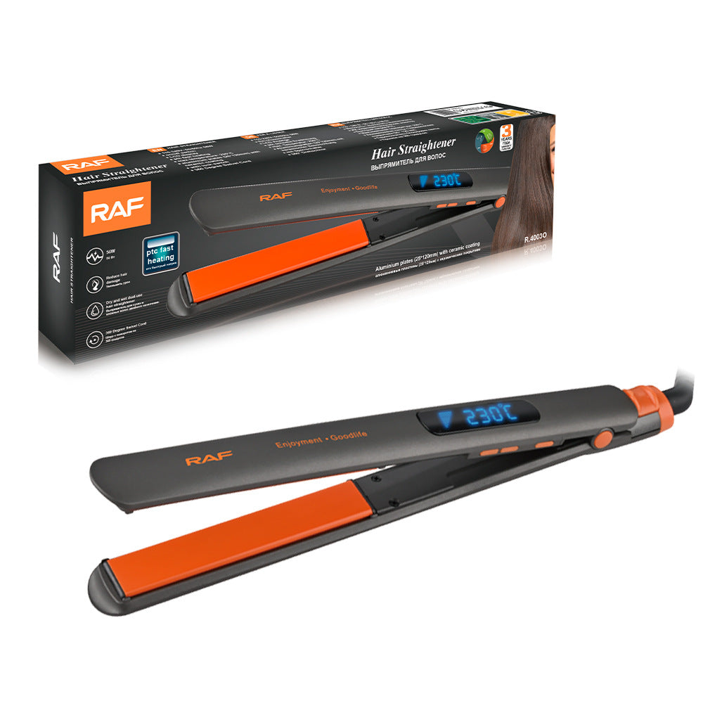 RAF European Standard Electric Curling Iron Hair Straightener Hair Comb Does Not Hurt Hair Straight Hair Curly Hair Household R 4003