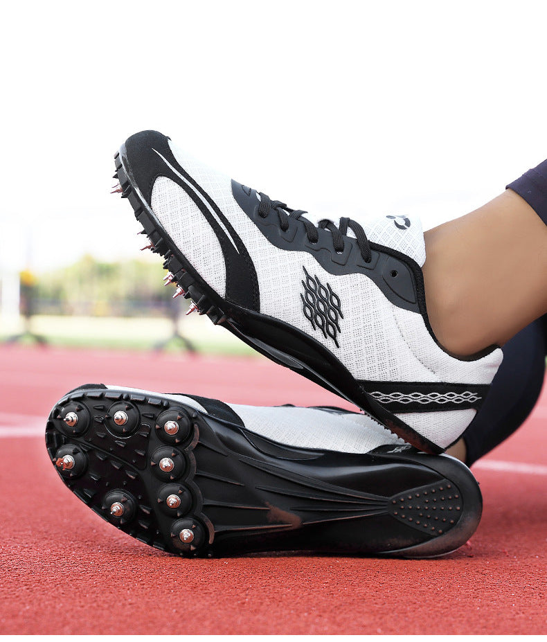 New Professional Track and Field Shoes for Men and Women, Students, Teenagers, Running, Standing Long Jump, Hurdles, High Jump, Spikes, Physical Education Shoes
