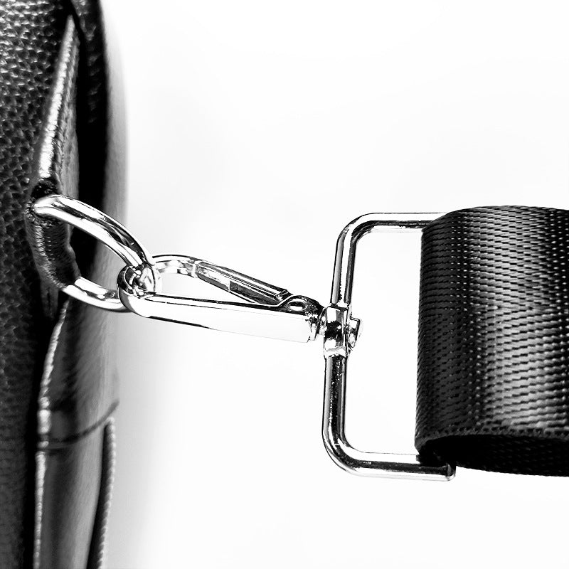 Anti-theft Bag Cowhide Chest Bag Password Lock Outdoor Sports Genuine Leather Single Shoulder Crossbody Bag Anti-theft Password Lock