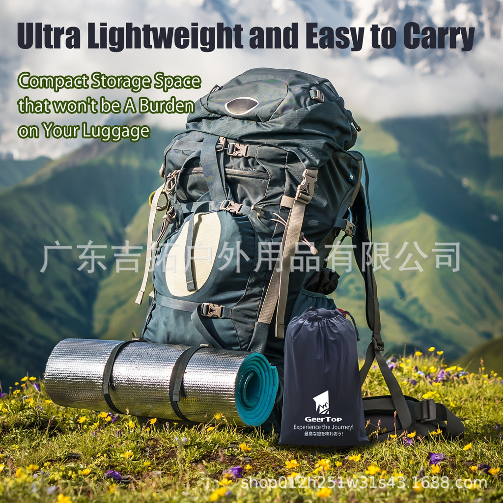 Outdoor Camping Tent Multi-Hook Canopy Ground Sheet Waterproof Moisture-Proof Wear-Resistant Oxford Ground Mat Extra Large Lightweight Picnic Mat