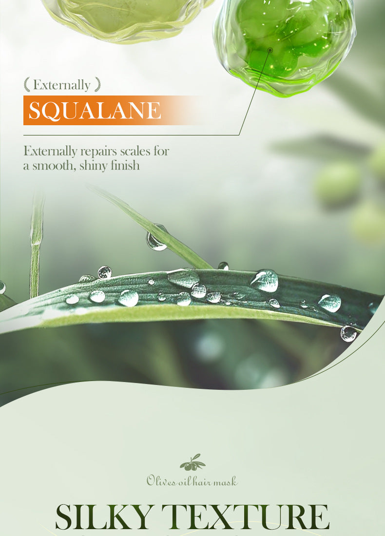Olive Oil Hair Mask SADOER Repair Smooth Nourishing Hair Conditioner Cross-Border Wholesale