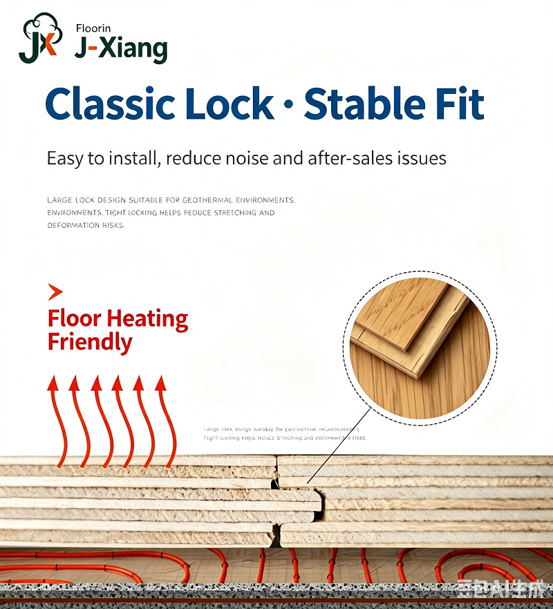 SK 1212 Full Birch Multi-layer Fire-Retardant Substrate Solid Wood European Oak Veneer 1.2 mm Scratch-resistant Engineered Flooring